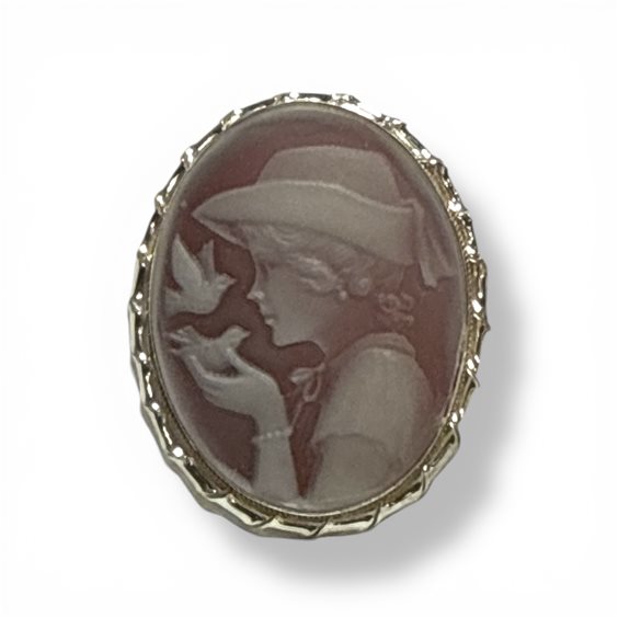 Brosche Mandile 1922 Dame Cammei  in Silber 2MSPCM155 - 2MSPCM155